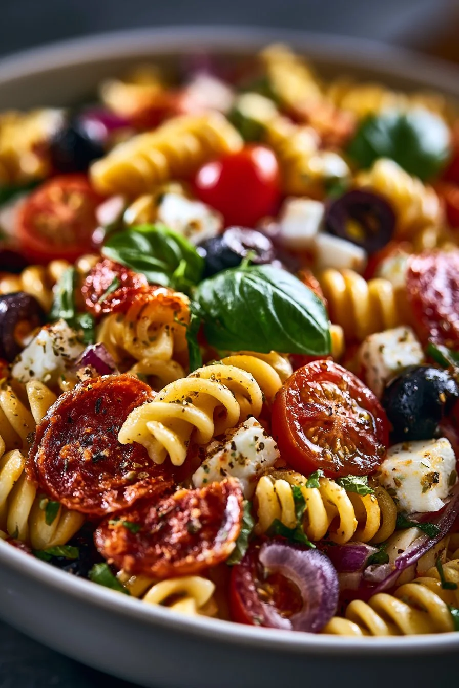Zesty Pepperoni Italian Pasta Salad