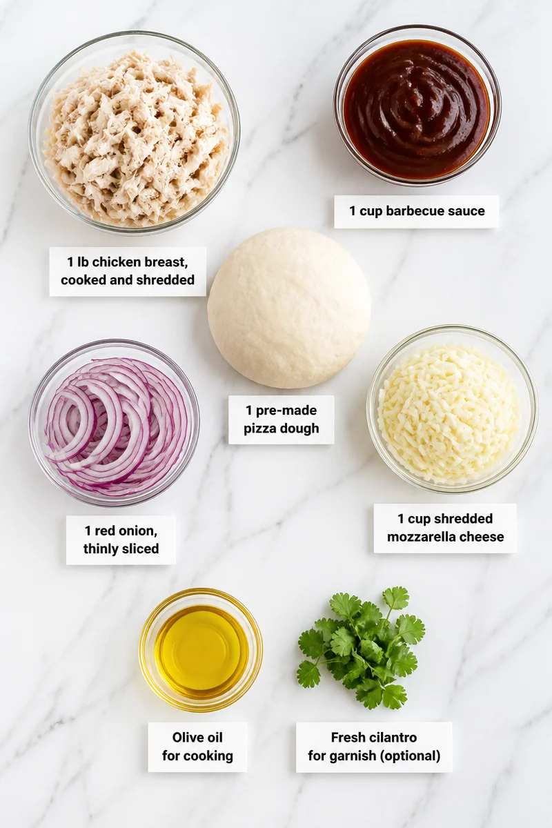 Barbecue Chicken And Red Onion Skillet Pizza