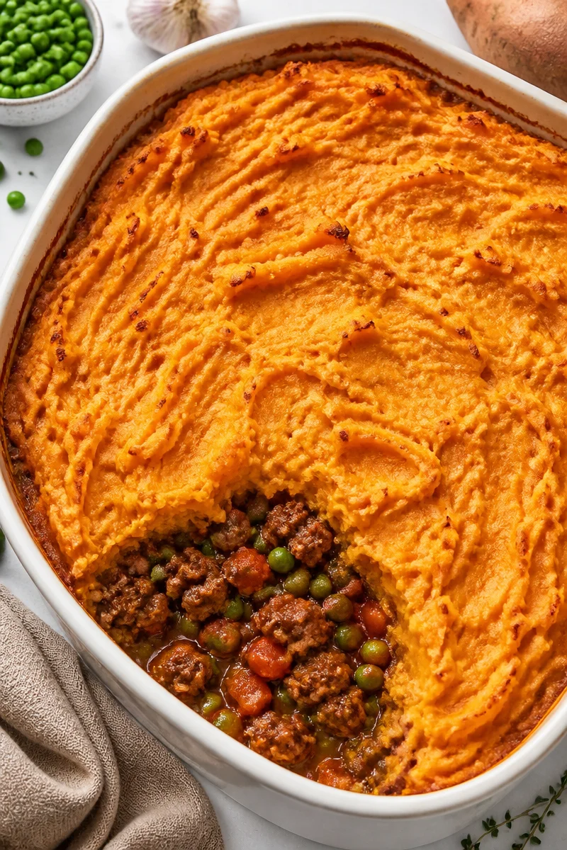 Classic Beef Shepherd's Pie With Sweet Potato