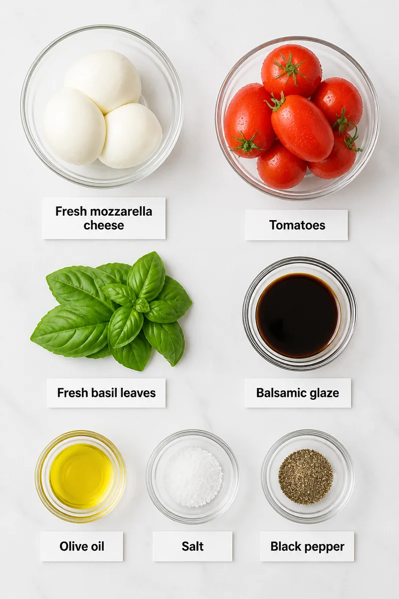 Classic Caprese Salad with Balsamic Glaze