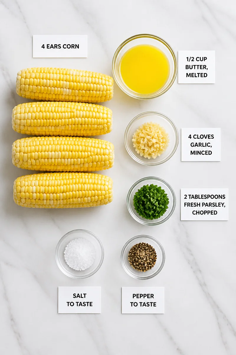 Classic Garlic Butter Corn on the Cob