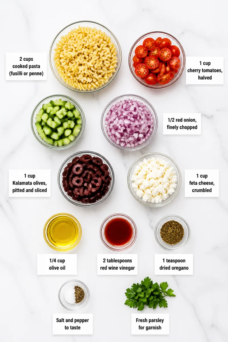 Cold Greek Pasta Salad with Kalamata Olive Cold Greek Pasta Salad with Kalamata Olive