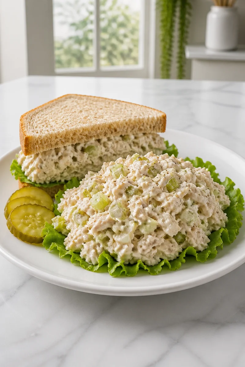 Delicious chicken salad inspired by Chicken Salad Chick's Classic Carol recipe.