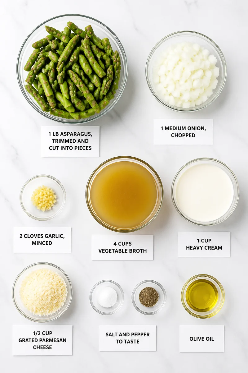Creamy Asparagus and Parmesan Soup Creamy Asparagus and Parmesan Soup