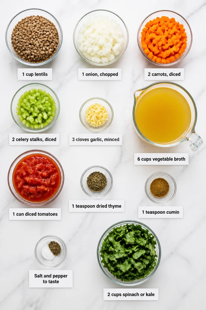 Hearty Homemade Lentil And Vegetable Soup Recipe Hearty Homemade Lentil And Vegetable Soup Recipe