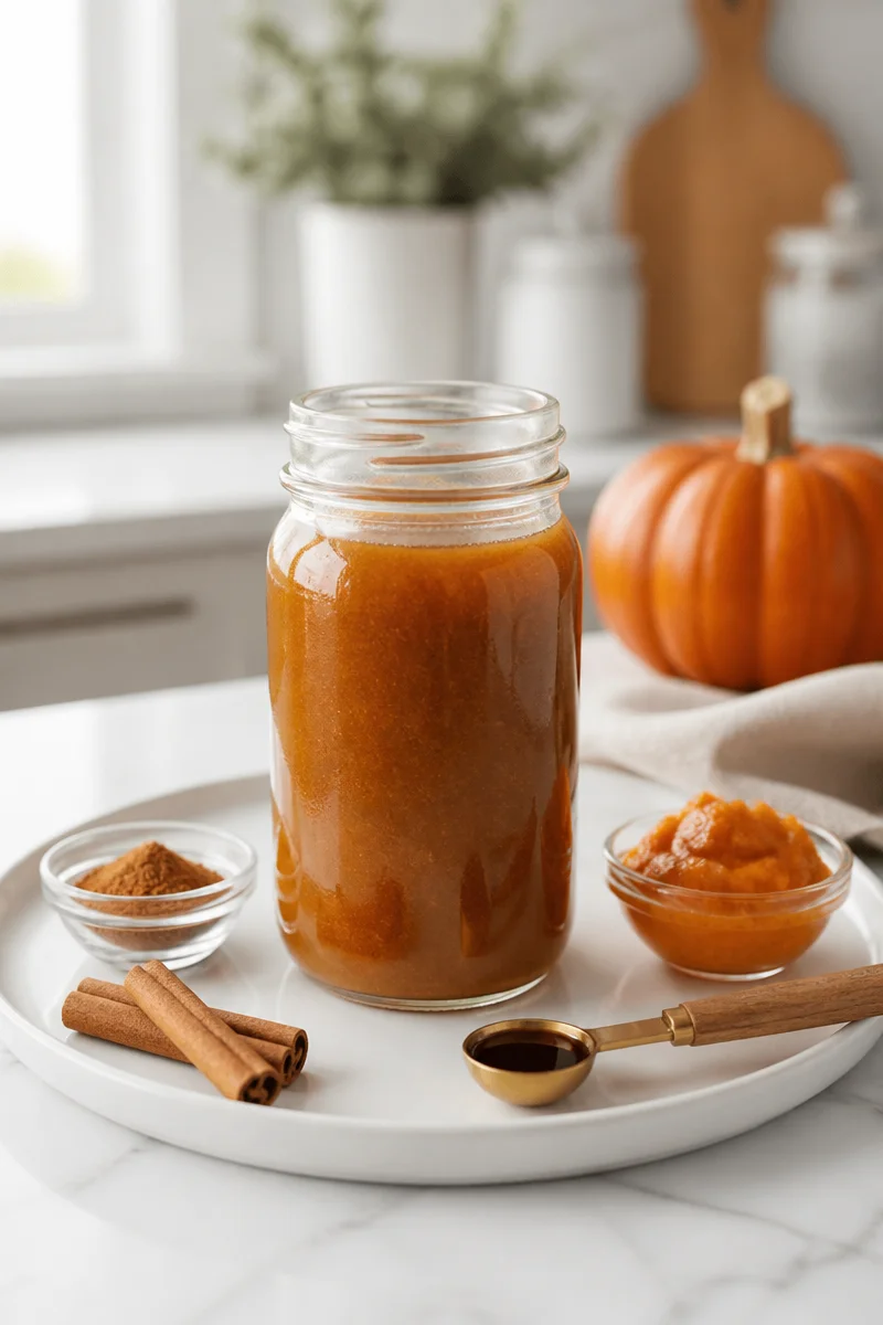 Homemade Pumpkin Spice Latte Syrup