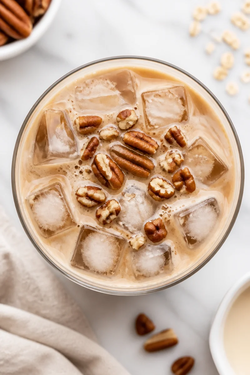 Iced Maple Pecan Oat Milk Latte