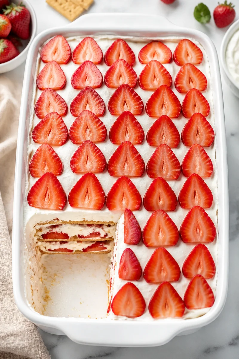 No Bake Strawberry Icebox Cake Easy Desserts
