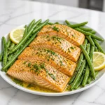 sheet pan garlic butter salmon and green bean 2026 07 26 050525 683x1024 1