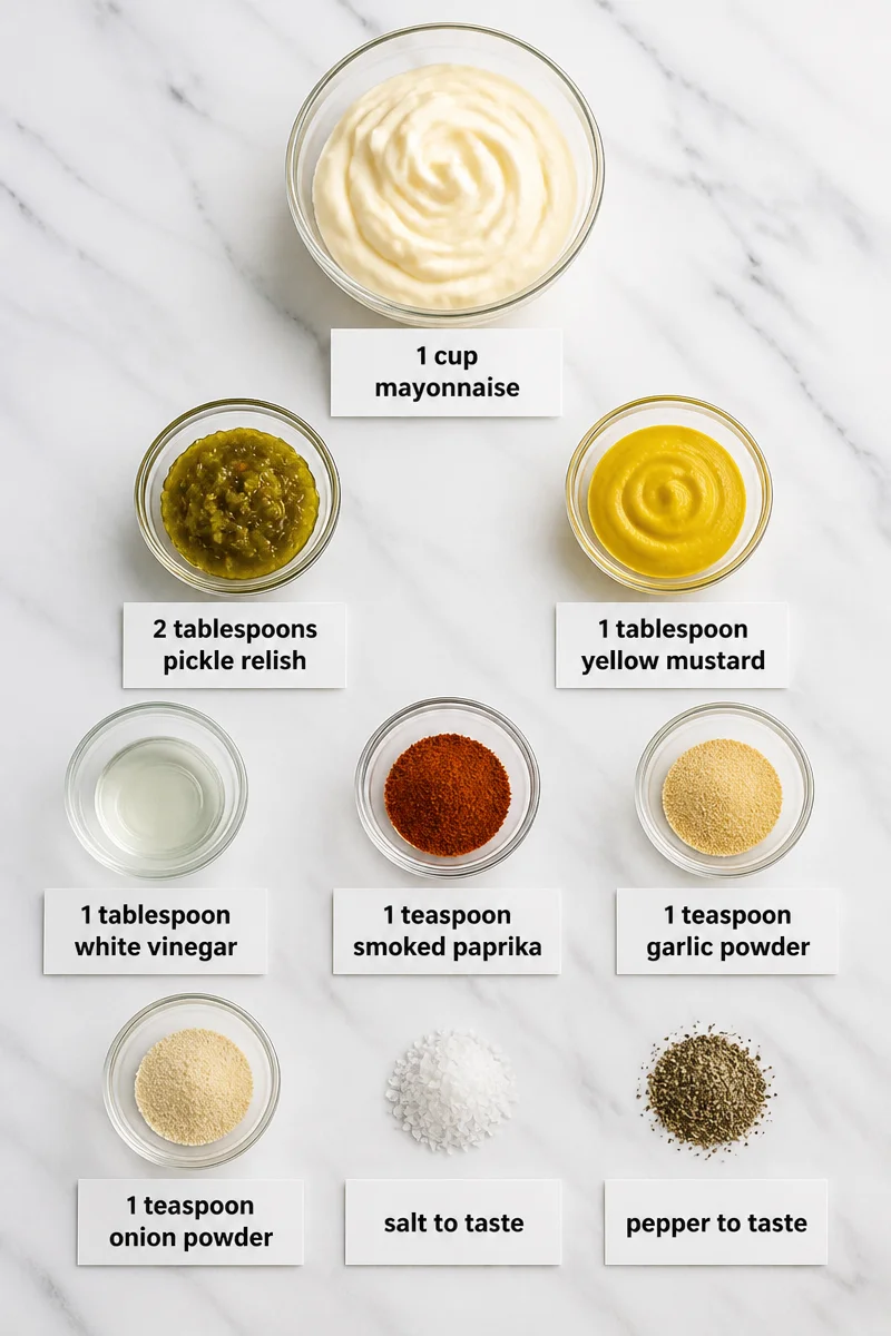 Smoky Paprika And Pickle Relish Copycat Big Mac Sauce