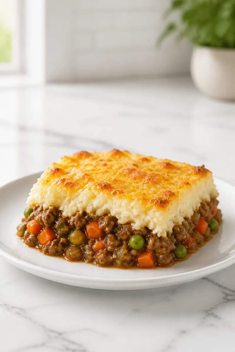 Traditional Ground Beef And Veggie Shepherds Pie Recipe