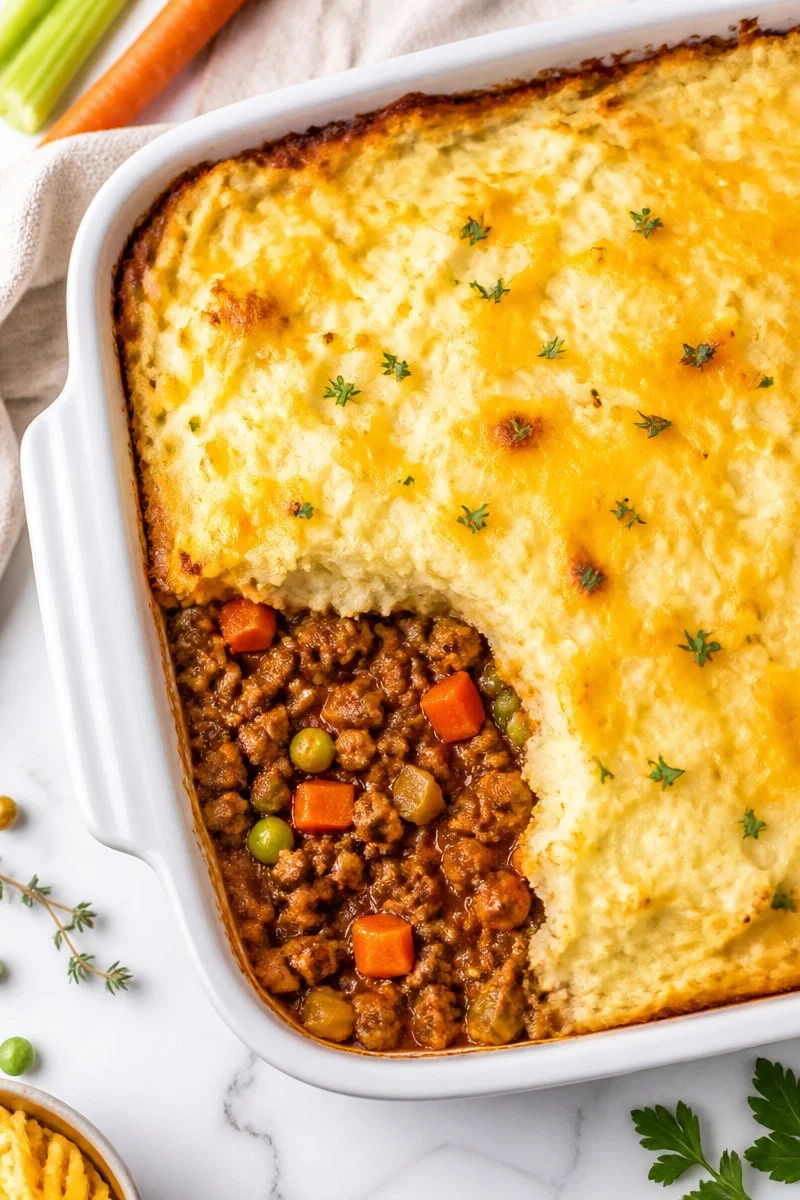 Traditional Ground Beef And Veggie Shepherds Pie Recipe