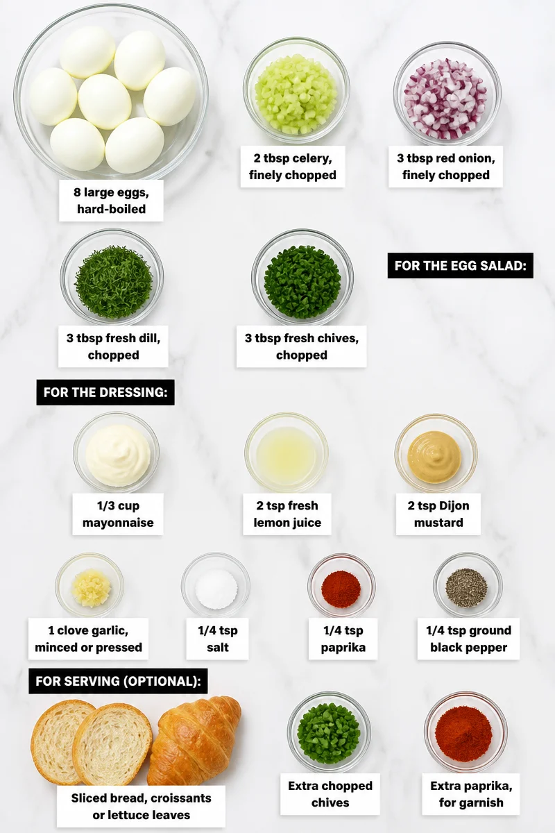 Best Creamy Egg Salad With Dill