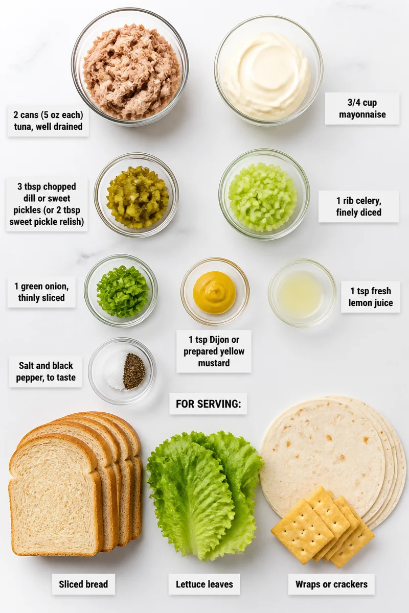 Classic Creamy Tuna Salad Sandwich Filling Classic Creamy Tuna Salad Sandwich Filling