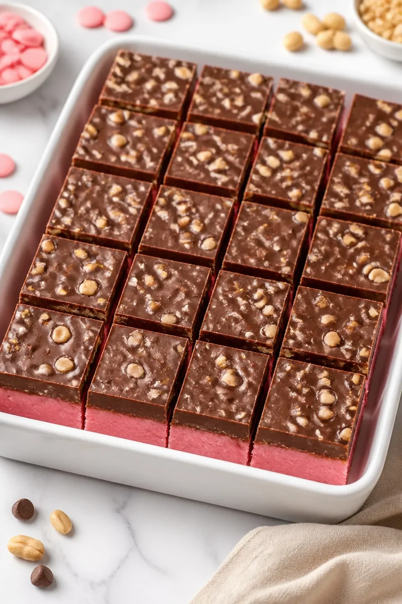 Homemade Cherry Mash Candy Bars