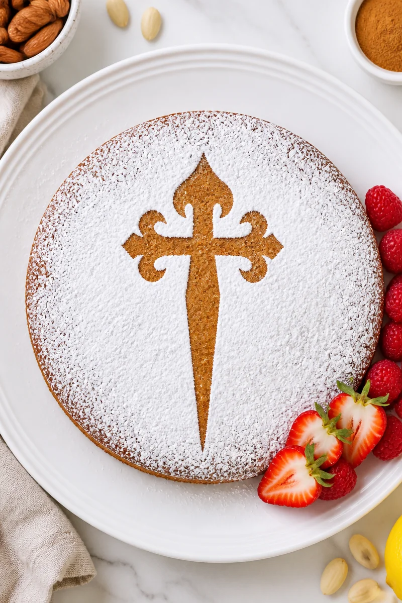 Spanish Almond Cake Tarta de Santiago Spanish Almond Cake Tarta de Santiago
