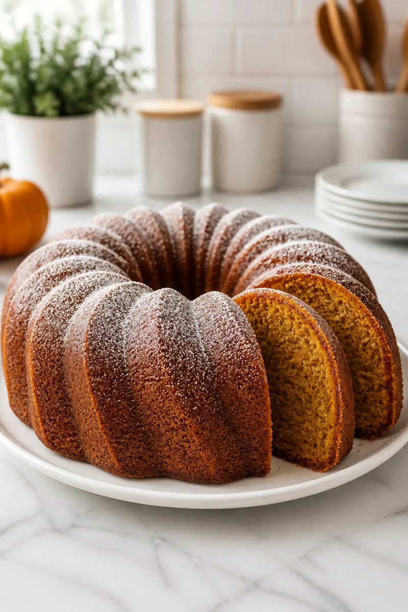 Spiced Pumpkin Pound Cake Bundt