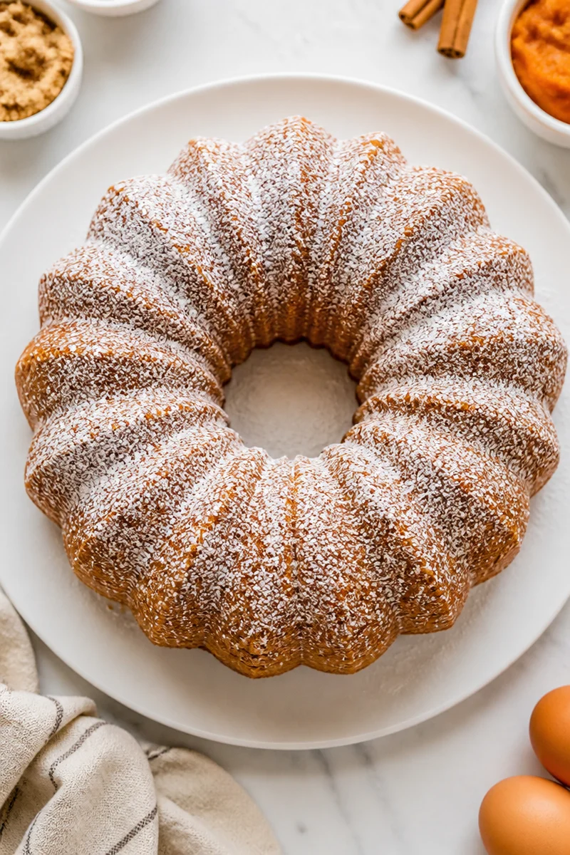 Spiced Pumpkin Pound Cake Bundt