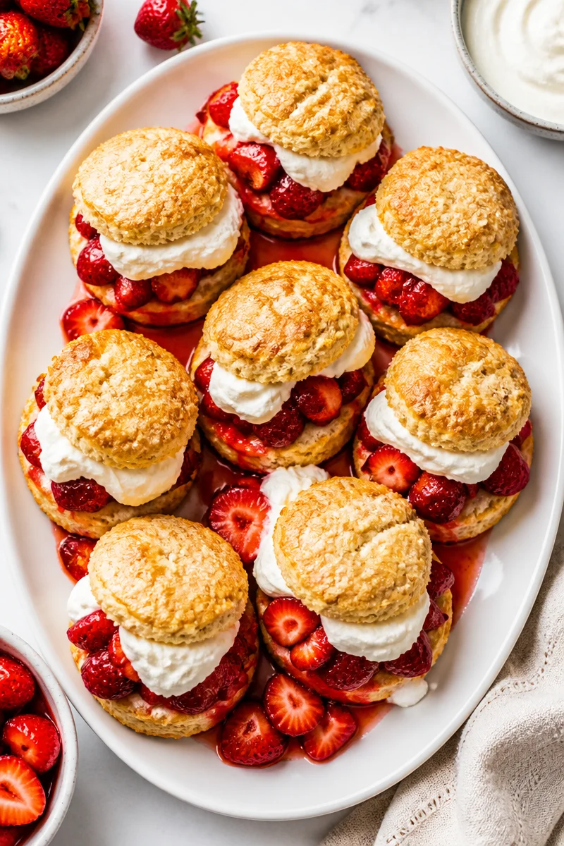 Strawberry Shortcake With Buttermilk Biscuits Strawberry Shortcake With Buttermilk Biscuits