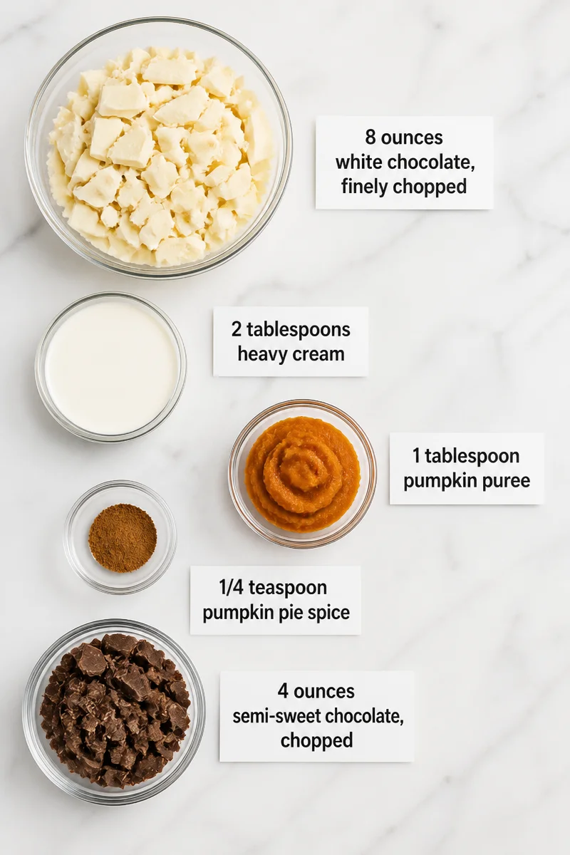 White Chocolate Pumpkin Spice Truffles White Chocolate Pumpkin Spice Truffles